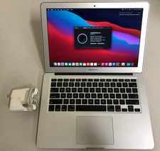 Apple MacBook Air A1466 13.3" Intel i5 CPU 8GB RAM 250 SSD Big Sur w/ AC Adapter