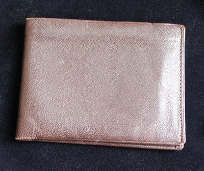 Enger Kress Vintage 60's Brown Leather Wallet C.O.B Monogram Morocco