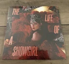 Taylor Swift Life of A Showgirl Champagne Red Lipstick & Lace Transparent Vinyl