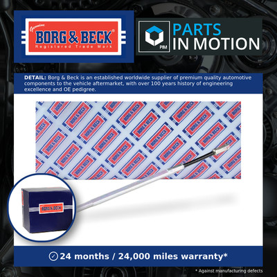 Handbrake Cable fits OPEL MOKKA 76 1.6 Front 2012 on Hand Brake Parking B&B New