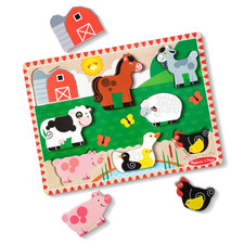 Melissa  Doug Farm Chunky Puzzle