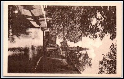 Postcard Helsinger. Parti fra Kronborg   N102