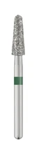 SS White 855-025C Piranha FG Round End Taper Coarse Grit Diamond Burs 25/Pk