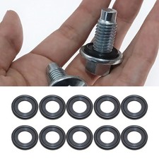 10PCS Oil Drain Plug Gasket Replace OEM#12616850,Sealability M12 Oil Drain Pl...