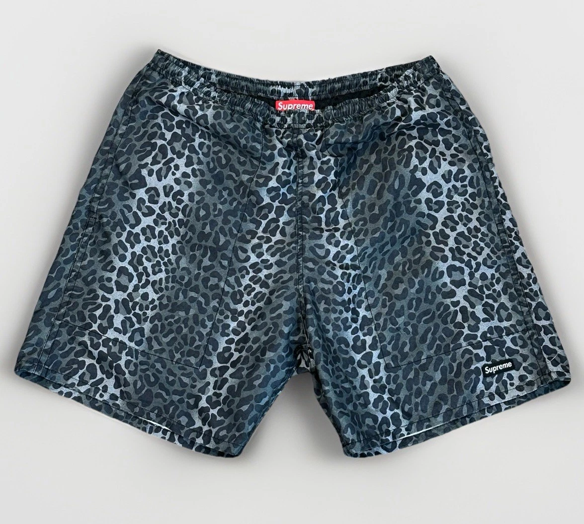Small Supreme Leopard Water Short 黒 新品同様 【公式通販】
