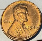 1940 P Lincoln Wheat Cent BU #911
