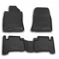 Gummi-FußMatten Toyota Land Cruiser Prado 120 2003-2009 Novline Passgenau Set