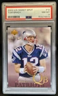 2002 Upper Deck Sweet Spot Tom Brady #12 Patriots PSA 8