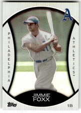 2010 Topps Jimmie Foxx Legends Platinum Chrome #PC8