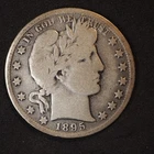 1895 **O** BARBER SILVER HALF DOLLAR ***NICE COIN!***  FREE SHIPPING! C1884