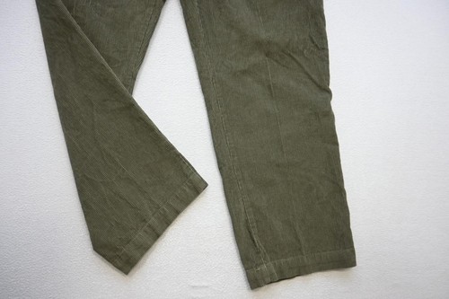 Tommy Hilfiger Corduroy Pants Camp Straight Fit Green Flat Mens Size 40 x 32 NWT - Picture 4 of 9