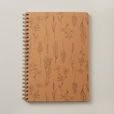 NOTA Color Kraft Wildflowers A4 Spiral Wildflowers Journal