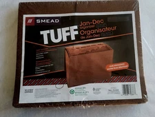 Organizer Expanding File Flap Elastic Cord 12 Pocket Monthly Jan.-Dec smead tuff