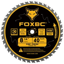 8-1/4 Inch Table Saw Blade 40 Tooth for DeWalt DWA181440 Table Saw 5/8" Arbor