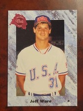 1991 Classic Jeff Ware #81 Team USA / Old Dominion / Toronto Blue Jays ROOKIE RC