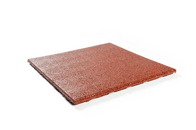 HOLZ-WURM 30 Stück Fallschutzmatten 50x50 cm ROT Gummimatten Schutzmatten Spielplatzmatten