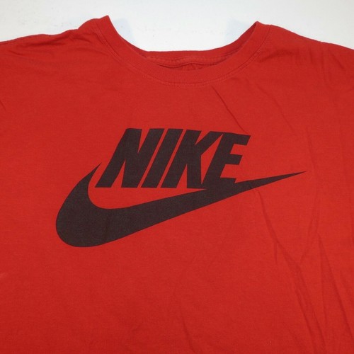 NIKE TEE ATHLETIC CUT SWOOSH T SHIRT Sz 