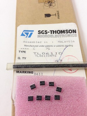 10 Stück/ 10 pieces  TL061ID  LOW POWER J-FET SINGLE OP AMP TL061 SO-8 NEU NEW ~