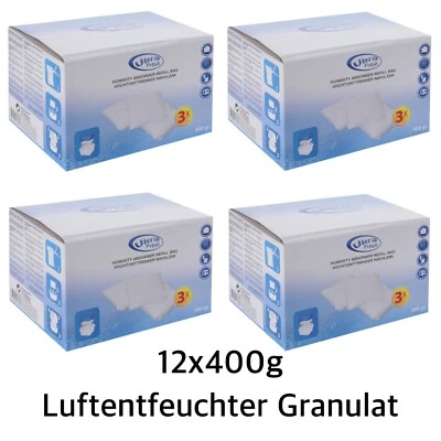 3,31€/Kg Luftentfeuchter Nachfüllpack Granulat 12x400g Entfeuchter Trockner