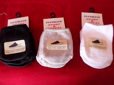  9 Pair Womens Toe Topper Half Sock Asstorted  Slings Mules Sandals 4-10 USA