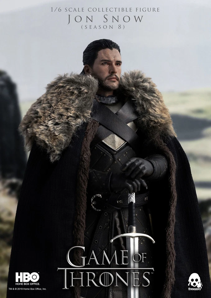 ThreeZero 3Z0101 HBO Juego de Tronos Jon Snow 2.0 1/6 figura! Foto 3 de 4
