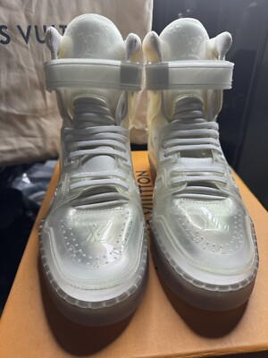 Louis Vuitton Men's Transparent Clear 408 Trainer Sneakers