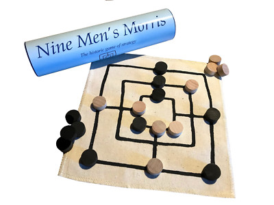 Neun Männer Morris; vielleicht DAS beliebteste historische Brettspiel; mehrzeitlich