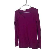 Loft Outlet Fuchsia Thermal Arms Sweater Size Small