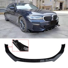 Front Lip Splitter For 2021-2023 BMW 5 Series G30 G31 M Sport Carbon Fiber Style