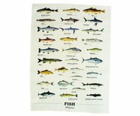 Gift Republic Ecologie Multiple Fish Tea Towel on sale Gift Republic Ecologie Multiple Fish Tea Towel on sale