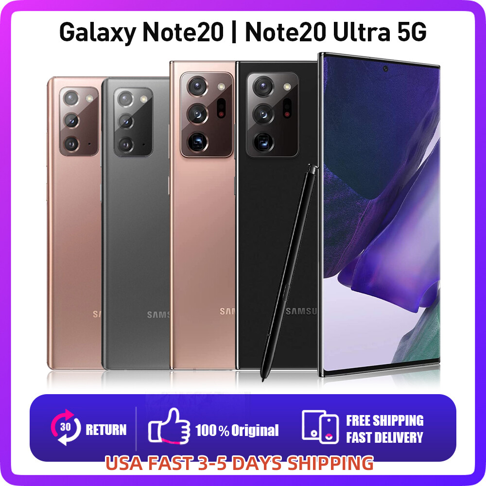 New Samsung Galaxy Note 20/20 Ultra 5G 128GB Fully Unlocked T