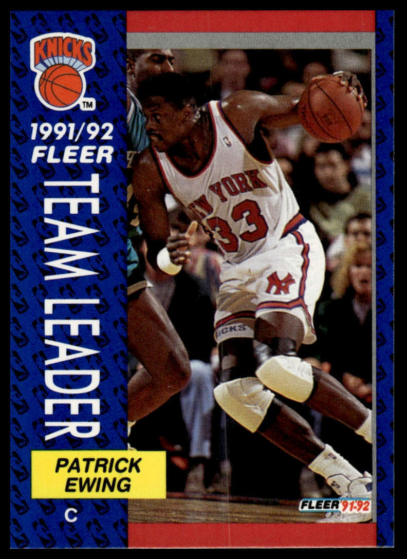 1991-92 Fleer #389 Patrick Ewing