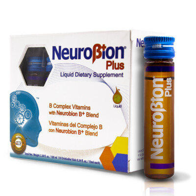 NEUROBION PLUS B  COMPLEX VITAMINS 10 Drinkable Vials 