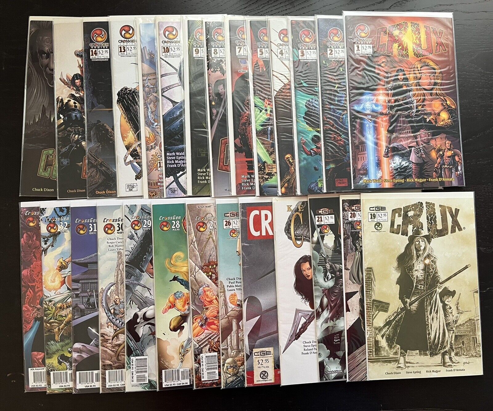 CrossGen Comics Crux (2001) 1 - 33 Near Full Run Mark Waid Chuck Dixon Rare