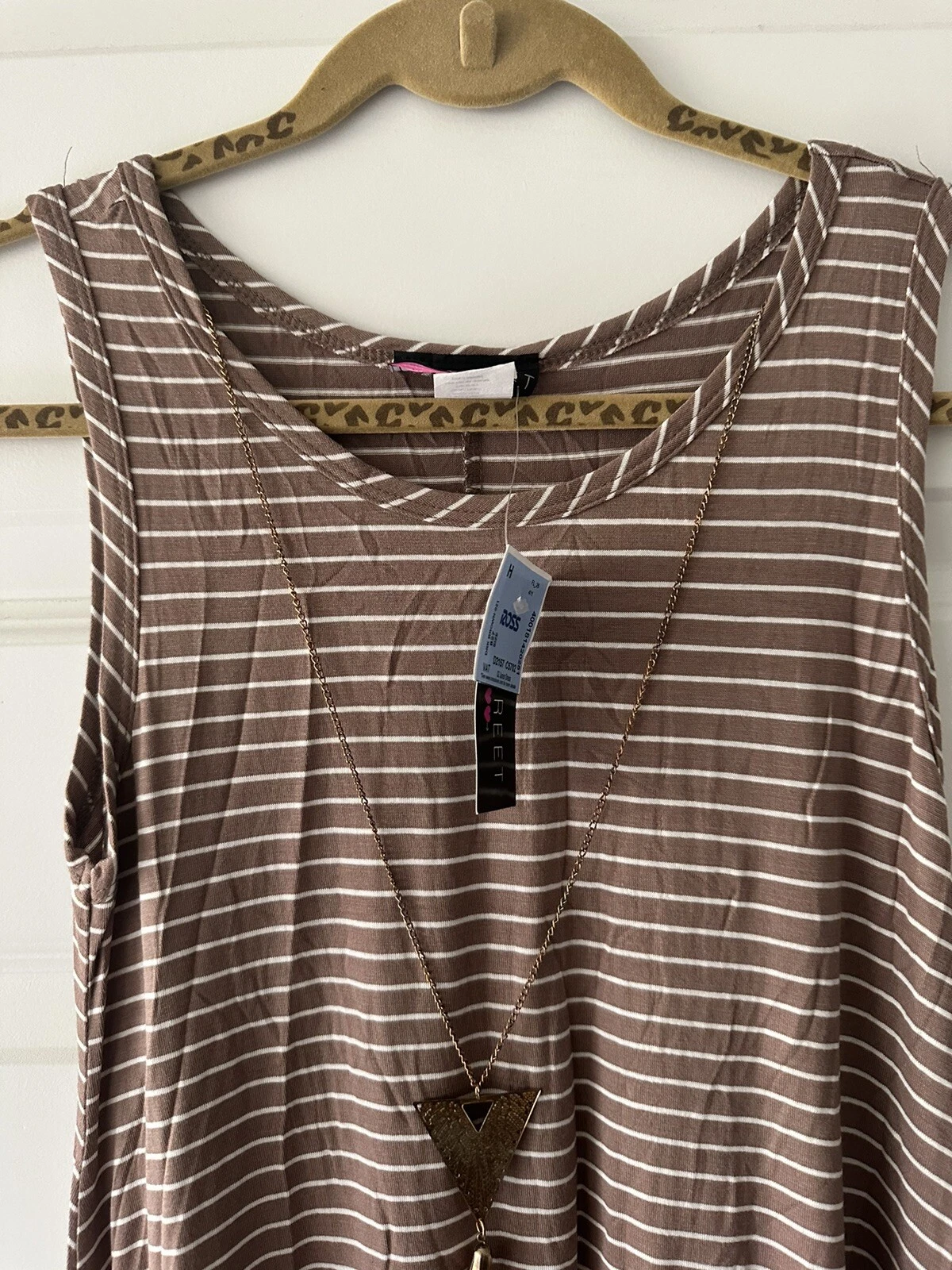 UNDERCOVER Grazioso abito estivo senza maniche nuovo con etichetta discreto stretch morbido taglia S