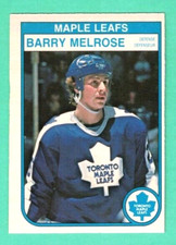 (1) BARRY MELROSE 1982-83 O-PEE-CHEE # 328 MAPLE LEAFS EX-MT CARD (G7937)