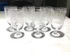 Fostoria Buttercup Juice Glasses Set of (6) 4 /2” 6 oz Elegant Depression VTG