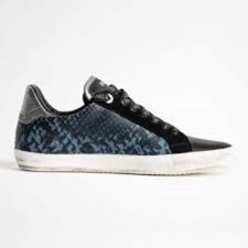 Zadig Voltaire New Low-Top Used Wild Sneaker Deep Blue Distressed EU36 / US 5