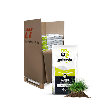 Palette 12×40 l 480 l Rasenerde   Premiumerde | Gartenerde Profi Qualität