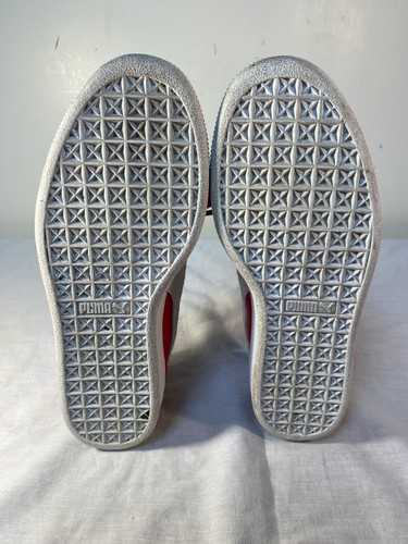 Zapatillas deportivas PUMA Basket Heart DE para mujer rojas cordones anchos - EE. UU. 9 - Imagen 7 de 7