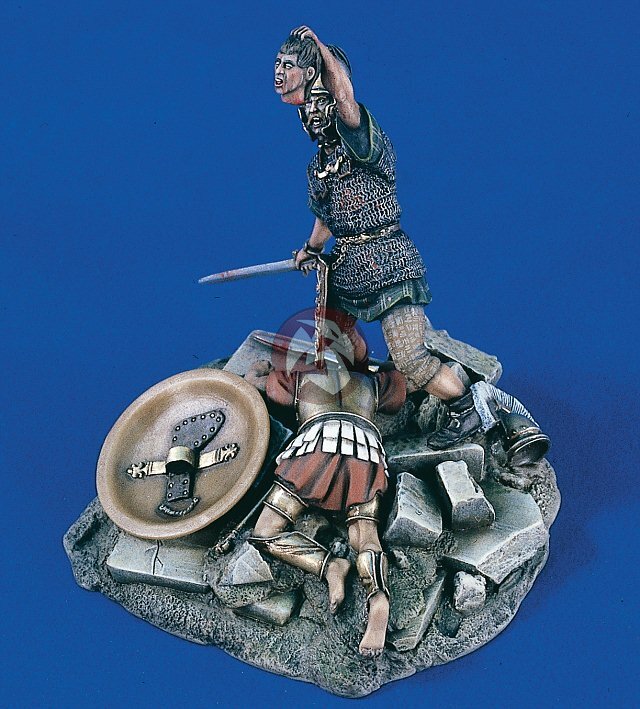 Verlinden 54mm (1/32) Victorious Celt Vignette with Base (2
