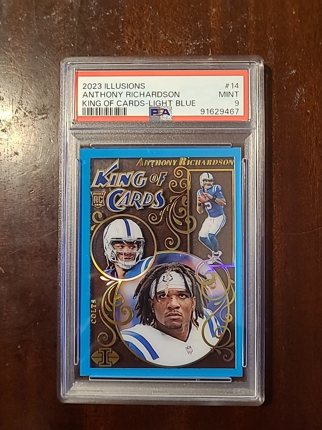 Anthony Richardson Panini Illusions King of Cards #14 Light Blue