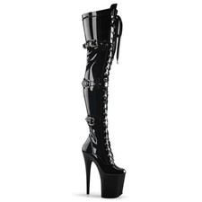 pleaser flamingo 3028 crotch high boots size 11