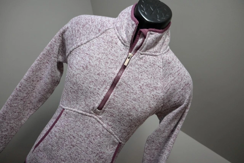 Kyodan Athletic 1/4 Zip Sweater Fleece Performance Marled Womens Sz Medium - Image 4 of 4