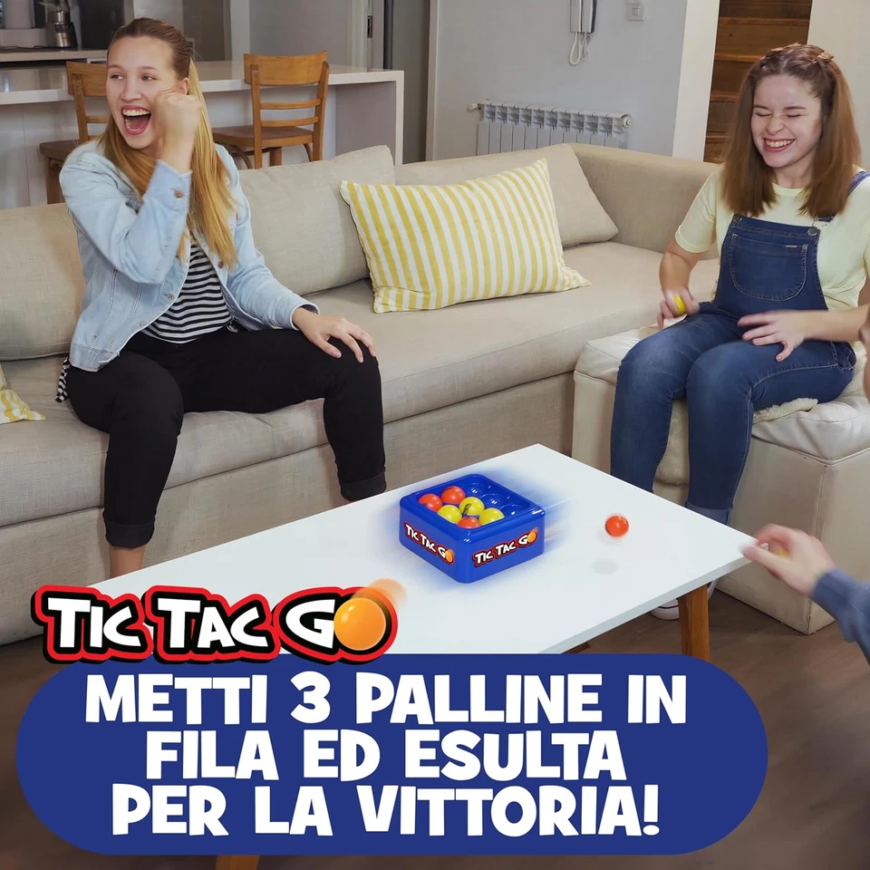 - TIC TAC GO - Gioco Di Umore E Abilità per Adulti E Bambini Dai 6 Anni in Su -  - Immagine 4 di 4