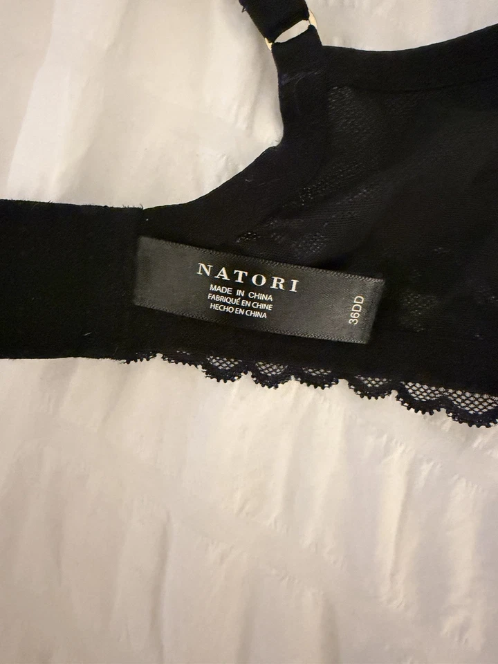 Sujetador Natori 36DD Flor de Cerezo Sumergible Encaje Convertible Espaciador Push-Up Foto 4 de 4