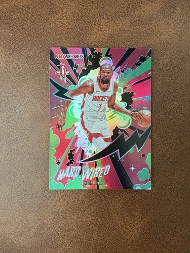 Kevin Durant 2025-26 Topps NBA Hoops Green Parallel Hard Wired #HW-7 Rockets