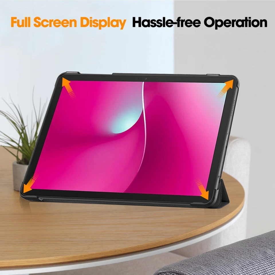 Smart Cover For T-Mobile REVVL Tab 2 5G 10.1 inch Tablet Case Auto Wake/Sleep - Image 4 of 4