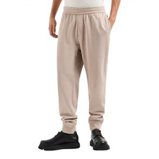 A X Armani Exchange Terry Jogger Sweatpants Beige Elastic Waist Size XL