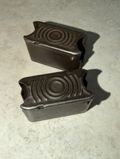 2 Original M1 Garand En Bloc Clips 8 Round Marked BRW Korean War Post WW2